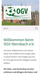 Mobile Screenshot of ogv-ittersbach.de